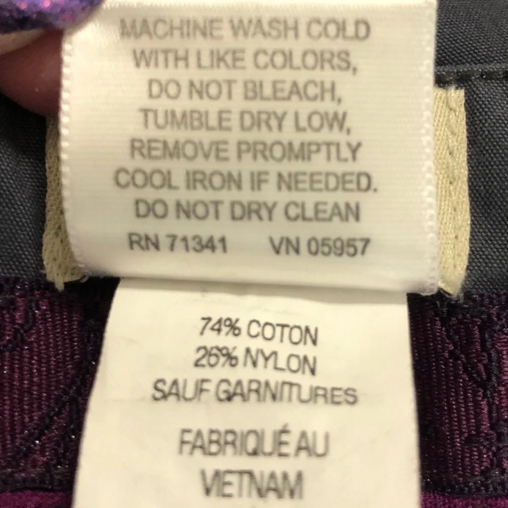 l.l. BEAN Cotton Blend Gorpcore Gray Cropped Utility Pants - Size 4 - Picture 4 of 4